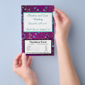 Magnetron Popcorn Wrapper Arabisch Paarse Flyer (Hand)