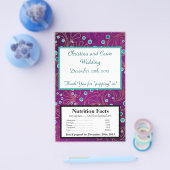 Magnetron Popcorn Wrapper Arabisch Paarse Flyer (Enkel)