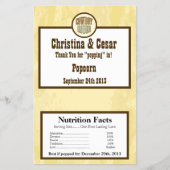 Magnetron Popcorn Wrapper Cowboy Rodeo Steer Skull Flyer (Voorkant)