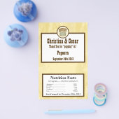 Magnetron Popcorn Wrapper Cowboy Rodeo Steer Skull Flyer (Enkel)