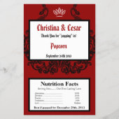 Magnetron Popcorn Wrapper Crimson Red  Embel Flyer (Voorkant)