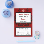 Magnetron Popcorn Wrapper Crimson Red  Embel Flyer (Enkel)