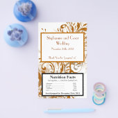 Magnetron Popcorn Wrapper Damask Herfst Flyer (Enkel)