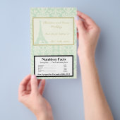 Magnetron Popcorn Wrapper Damask Paris Flyer (Hand)