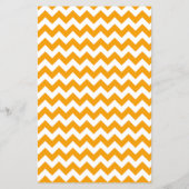 Magnetron Popcorn Wrapper Geel Grijs Chevron Flyer (Achterkant)