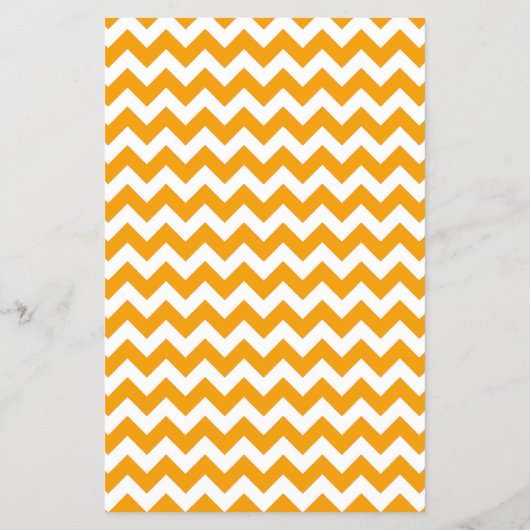 Magnetron Popcorn Wrapper Geel Grijs Chevron Flyer (Achterkant)