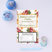 Magnetron Popcorn Wrapper Herfst bladeren Flyer (Enkel)