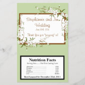 Magnetron Popcorn Wrapper Hondenhout Bloemen Flyer (Voorkant)