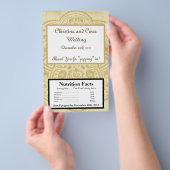 Magnetron Popcorn Wrapper Marokkaanse Party Flyer (Hand)