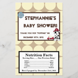 Magnetron Popcorn Wrapper Nojo brandweerauto Flyer