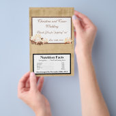 Magnetron Popcorn Wrapper Oosterse bloemen Flyer (Hand)