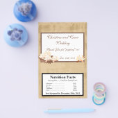 Magnetron Popcorn Wrapper Oosterse bloemen Flyer (Enkel)