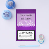 Magnetron Popcorn Wrapper Paarse Dubbele Bike Flyer (Enkel)