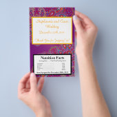 Magnetron Popcorn Wrapper Paarse Palace India Flyer (Hand)