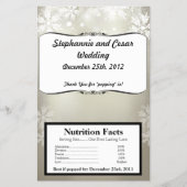 Magnetron Popcorn Wrapper Zilver Kerstmis Blur Flyer (Voorkant)