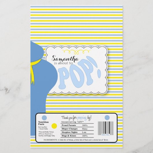 Magnetron Popcorn Zak Verpakking Flyer (Voorkant)