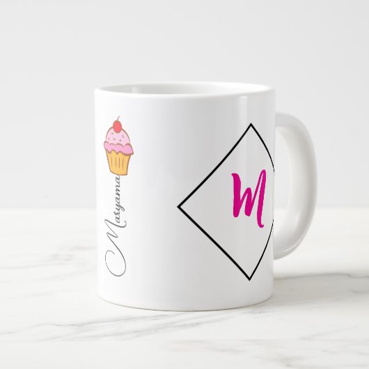 Magnetron Safe 20oz Mok voor Roze Cakes (Voorkant rechts)