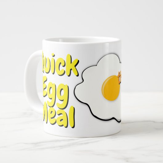 Magnetron Scrambled Eggs Mok met Grappig Quote (Links)