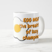 Magnetron Scrambled Eggs Mok met Grappig Quote (Voorkant rechts)