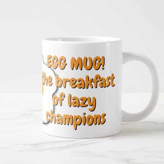 Magnetron Scrambled Eggs Mok met Grappig Quote (Rechts)