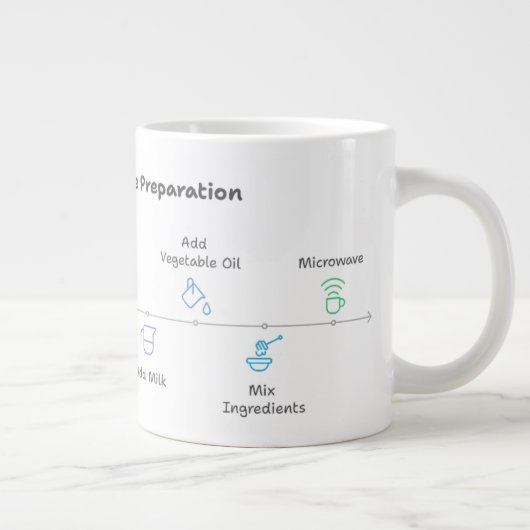 Magnetron Veilige Mok met Easy Chocolate Cake Rece (Rechts)