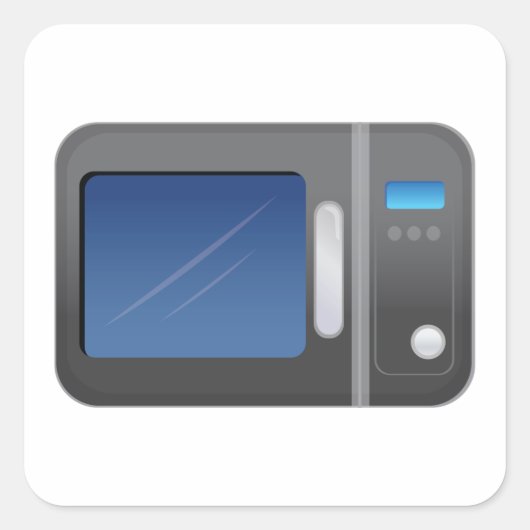 Magnetron Vierkante Sticker (Voorkant)