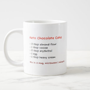 Magnetronmok (Keto Brownie Chocoladetaart Recept) Grote Koffiekop