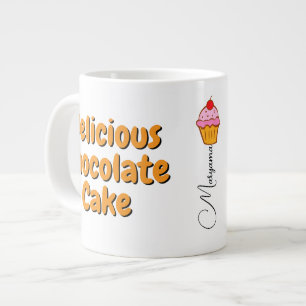 Magnetronmok (Magnetronchocoladecake in een mok) Grote Koffiekop