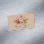 MAGNETS Bloemen Boeket Business Promotionele Kaart Magnetisch Visitekaartje (Voorbeeld)