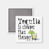 MAGNETS, TEQUILA IS KAPER DAN THERAPIE MAGNEET (Voorkant / Achterkant)