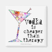 MAGNETS, VODKA IS CHEAPER DAN THERAPIE MAGNEET (Voorkant)