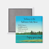 Magnetwervactivering van het meer Wifi-wachtwoord Magneet (Voorkant / Achterkant)