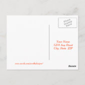 "Magnifica" Honeysuckle Briefkaart (Achterkant)