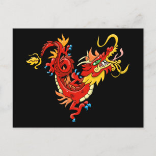 Magnificant Asian Dragon Briefkaart