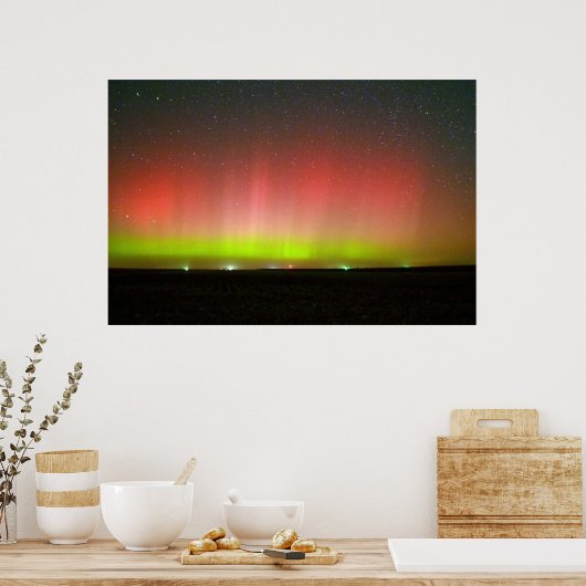Magnificant Auroras Poster (Keuken)