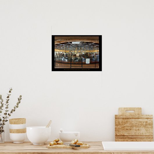 Magnificant Carrousel poster (Keuken)