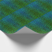 Magnificant Cool Geweldige Green Cadeaupapier (Hoek)