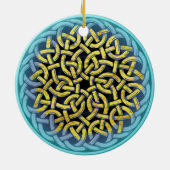 Magnificant Elegant Victoriaans Art Nouveau Patter Keramisch Ornament (Achterkant)