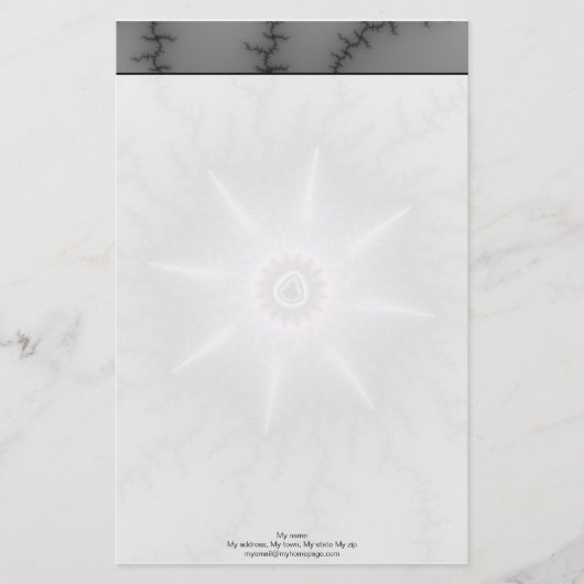 Magnificant - Fractaal Briefpapier (Voorkant)