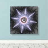 Magnificant - Fractaal Canvas Afdruk (Insitu (Houten vloer))