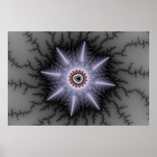 Magnificant - Fractaal Poster (Voorkant)