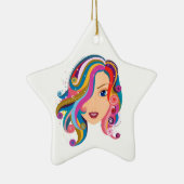 Magnificant Hope Star Keramisch Ornament (Rechts)