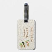 Magnificant Hummingbird Bagagelabel (Achterkant verticaal)