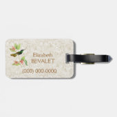 Magnificant Hummingbird Bagagelabel (Achterkant horizontaal)