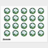 Magnificant Magnolia Ronde Sticker (Vel)