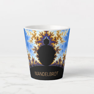 Magnificant Mandelbrot Fractal Latte Mok