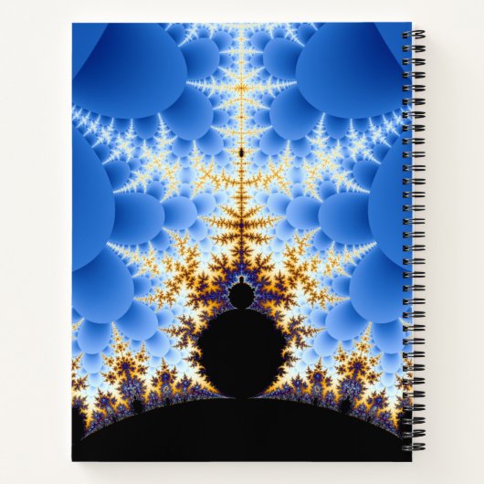 Magnificant Mandelbrot Fractal Notitieboek (Achterkant)