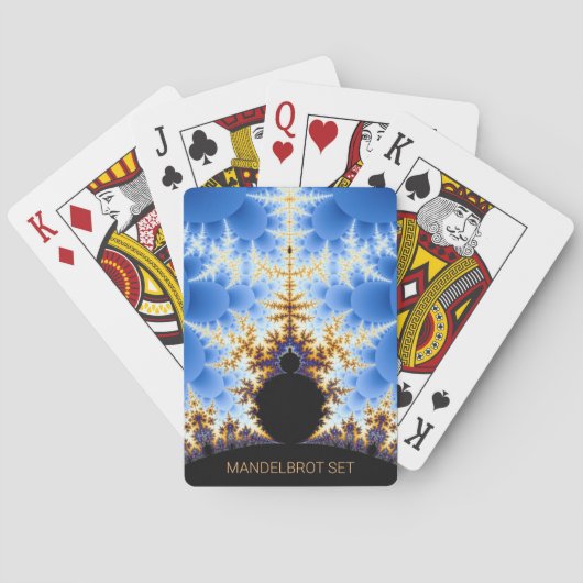 Magnificant Mandelbrot Fractal Pokerkaarten (Achterkant)