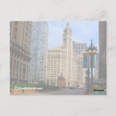 Magnificant Mile - Chicago Illinois Briefkaart (Achterkant)