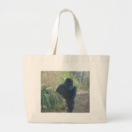 Magnificant Mountain Gorilla Grote Tote Bag (Voorkant)